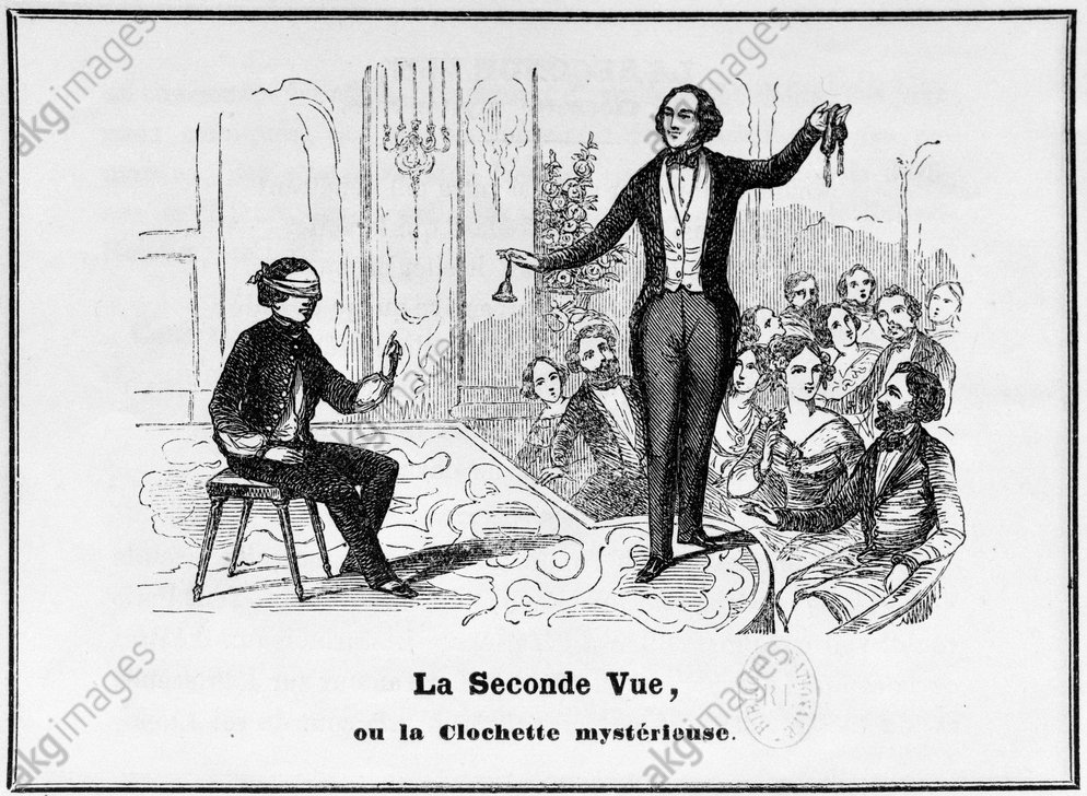 Numéro de seconde vue par Robert-Houdin et son fils Émile