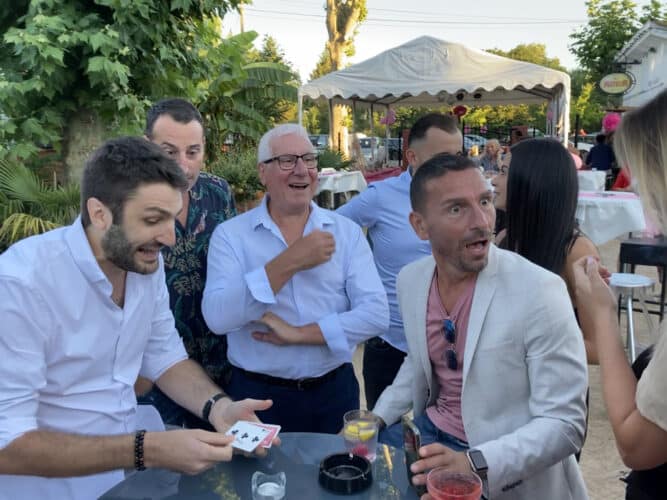 L'animation d'un anniversaire pour les 40 ans.